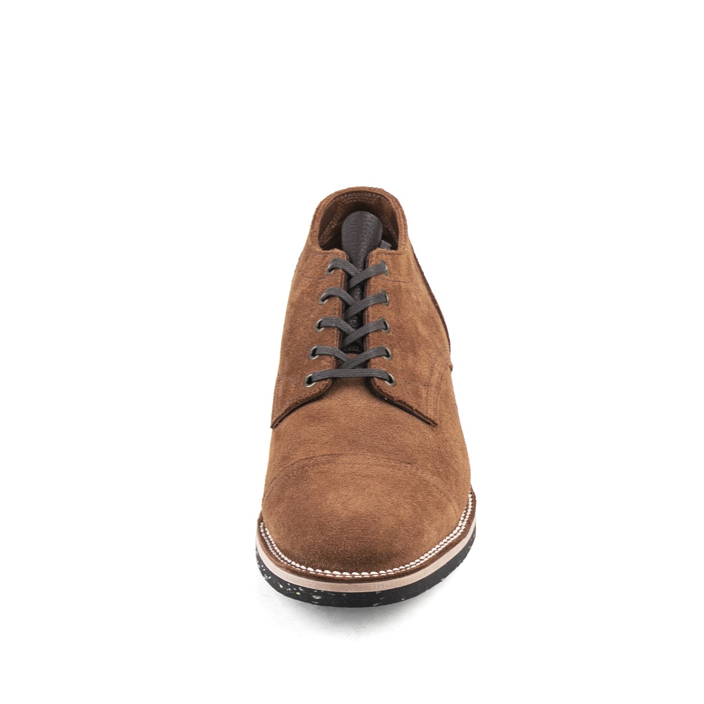 CapToe Service Shoe - luosjiet®shoes - Brown Full Grain Cowhide Reverse