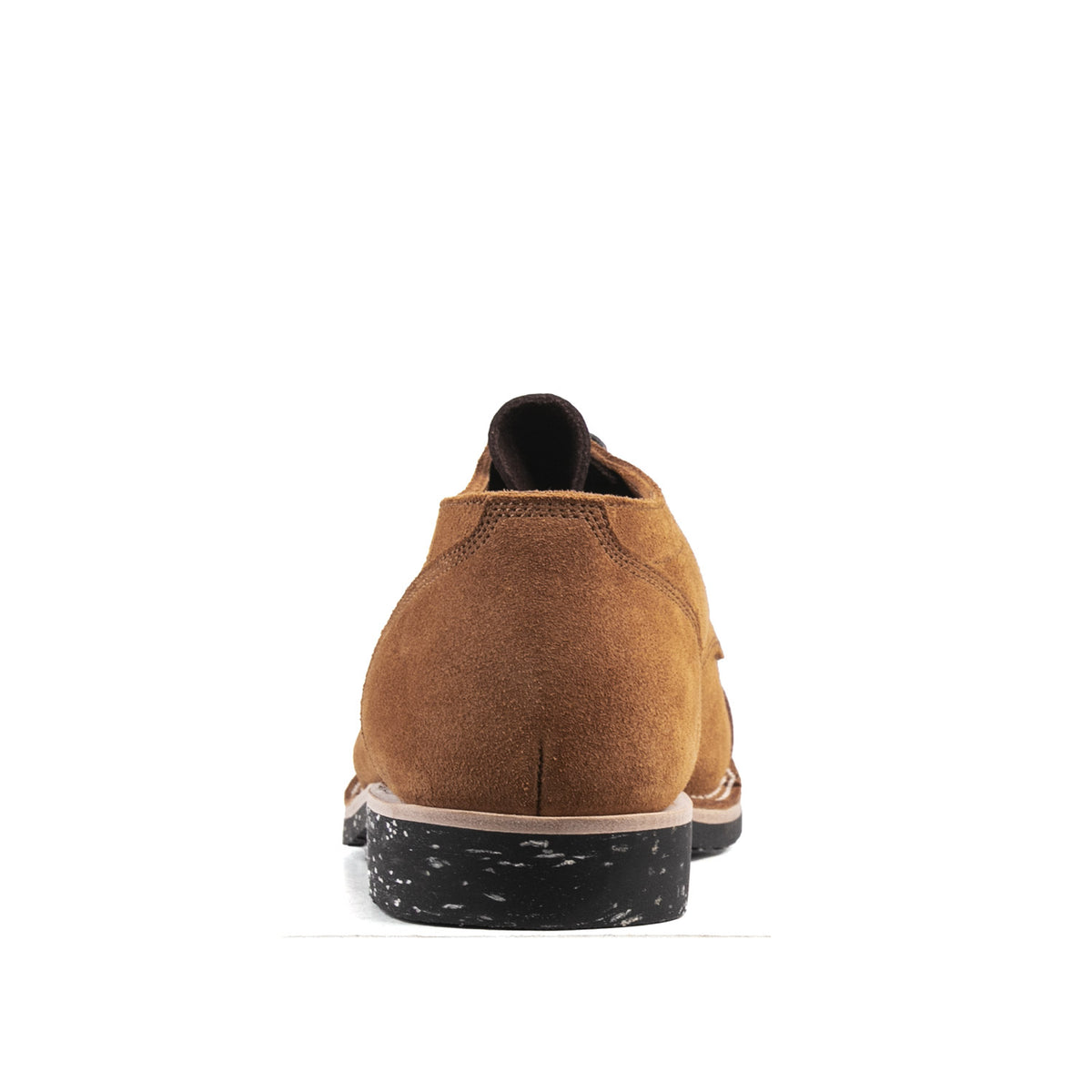 CapToe Service Shoe - luosjiet®shoes - AmberBrown Full Grain Cowhide Reverse