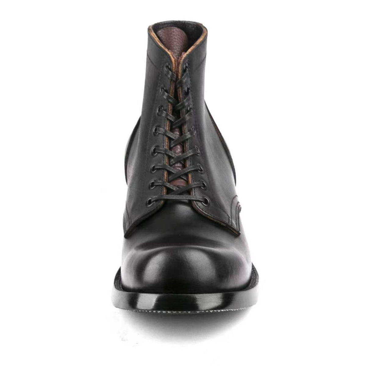 Plain Toe Miner Boot - luosjiet®boots MTO - TeaCore (Hand Dyed) Oiled Nubuck（German）