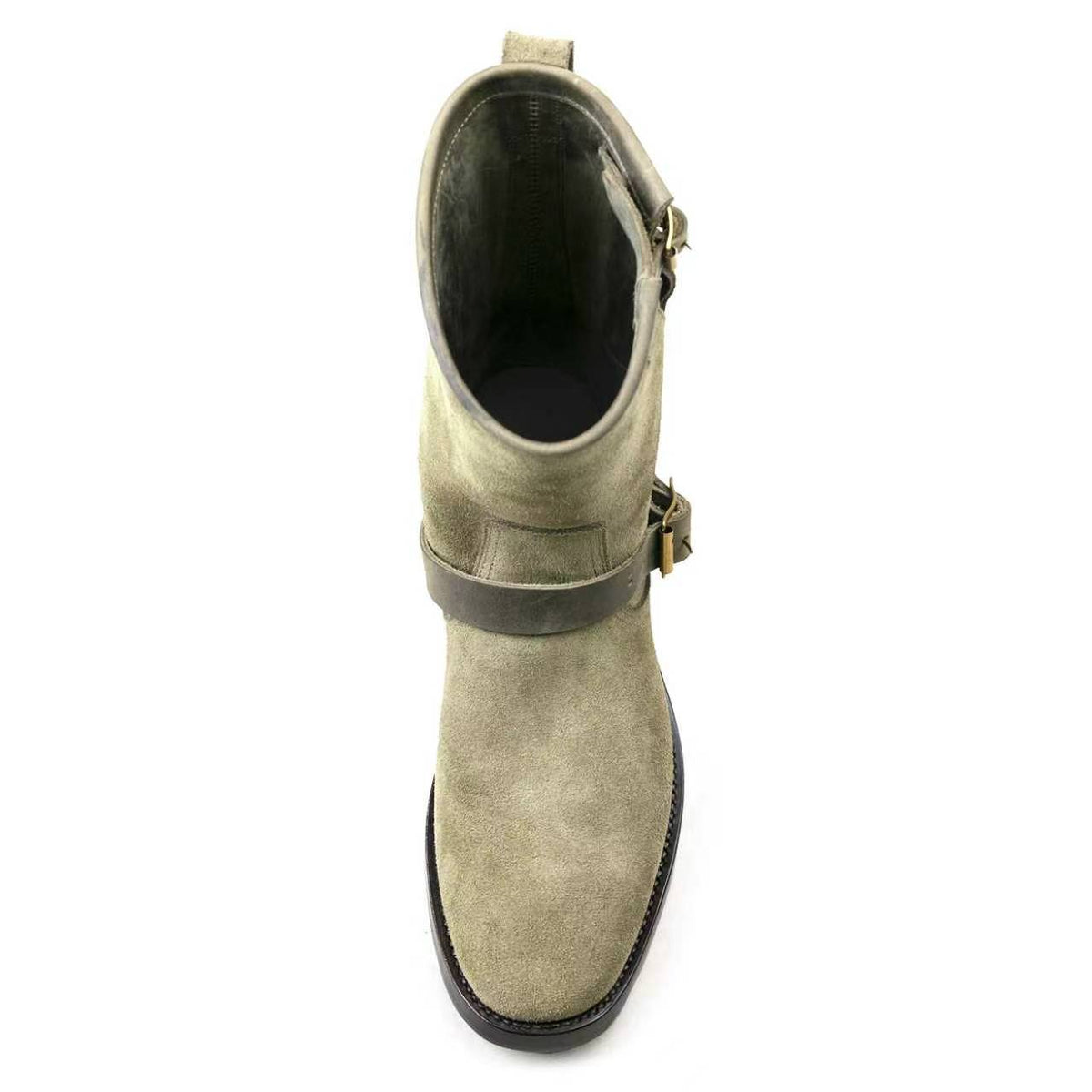 Engineer Boot EG01 - luosjiet®boots MTO - Olive Oiled Nubuck Reverse(German)