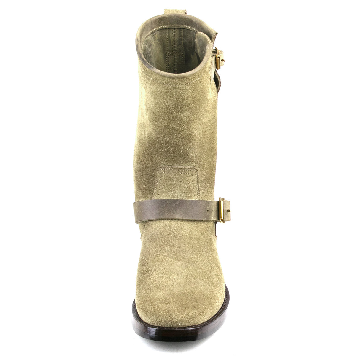 Engineer Boot EG01 - luosjiet®boots MTO - Olive Oiled Nubuck Reverse(German)