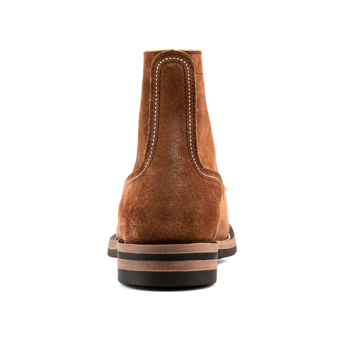 Classic PlainToe Paratroop Boots Plus Version - luosjiet®boots -  Dark Brown Oiled Cowhide Reverse