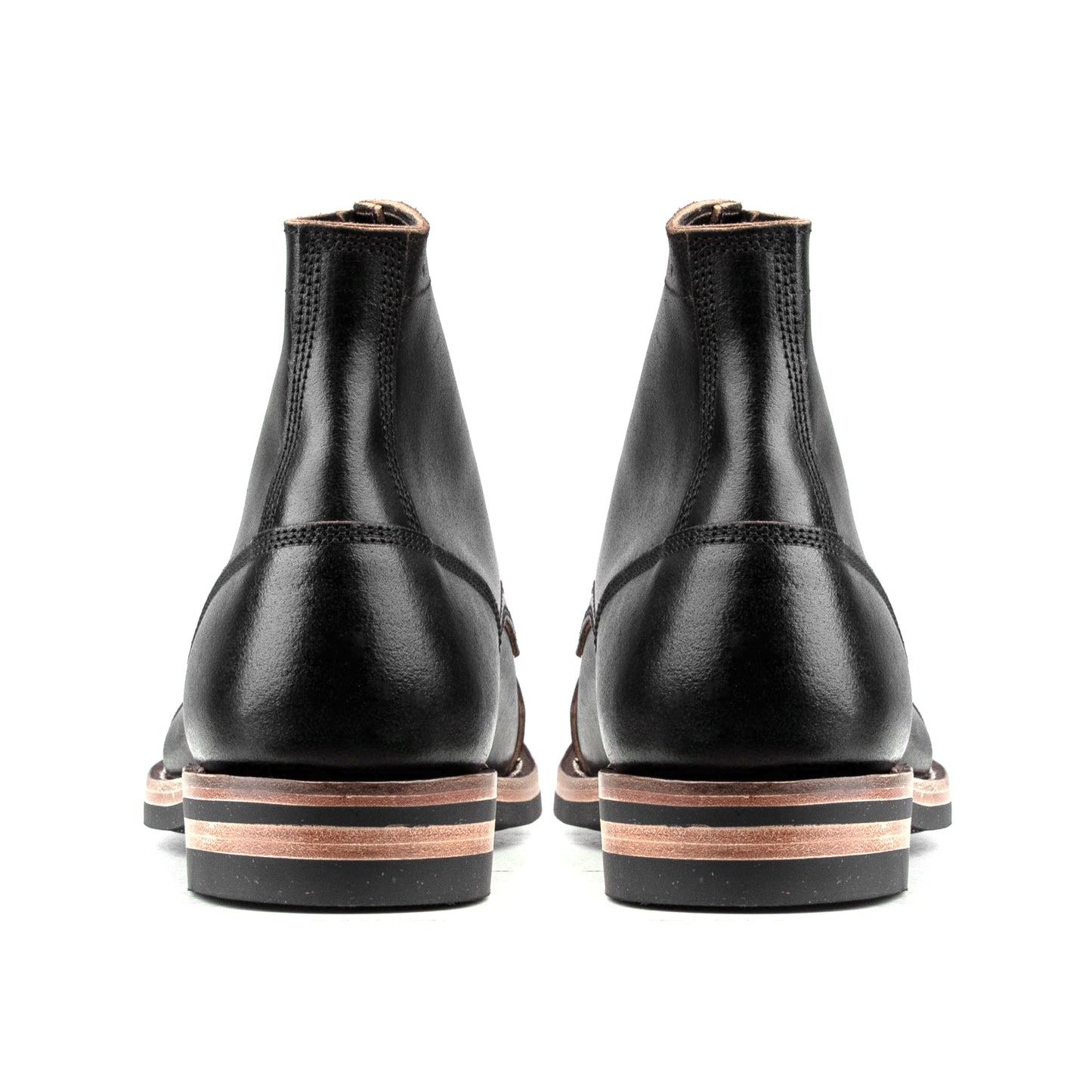 Munson CapToe Logging Boot -luosjiet®boots - Black Waxed Flesh