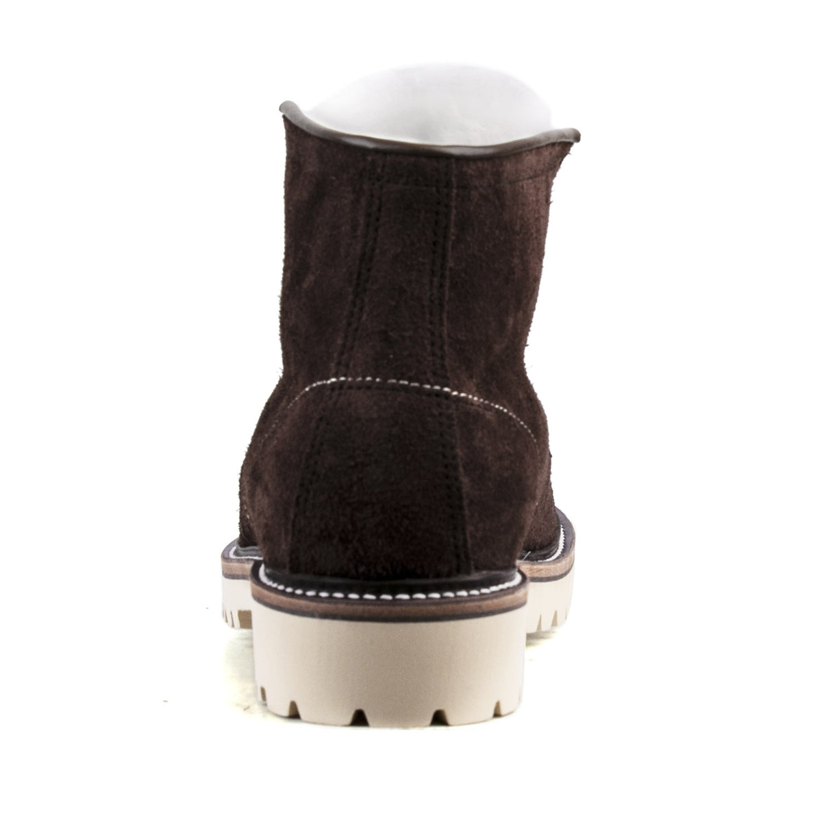 MocToe Woolen Boot -luosjiet®boots - Dark Brown Oiled Cowhide Reverse(Short Hair)