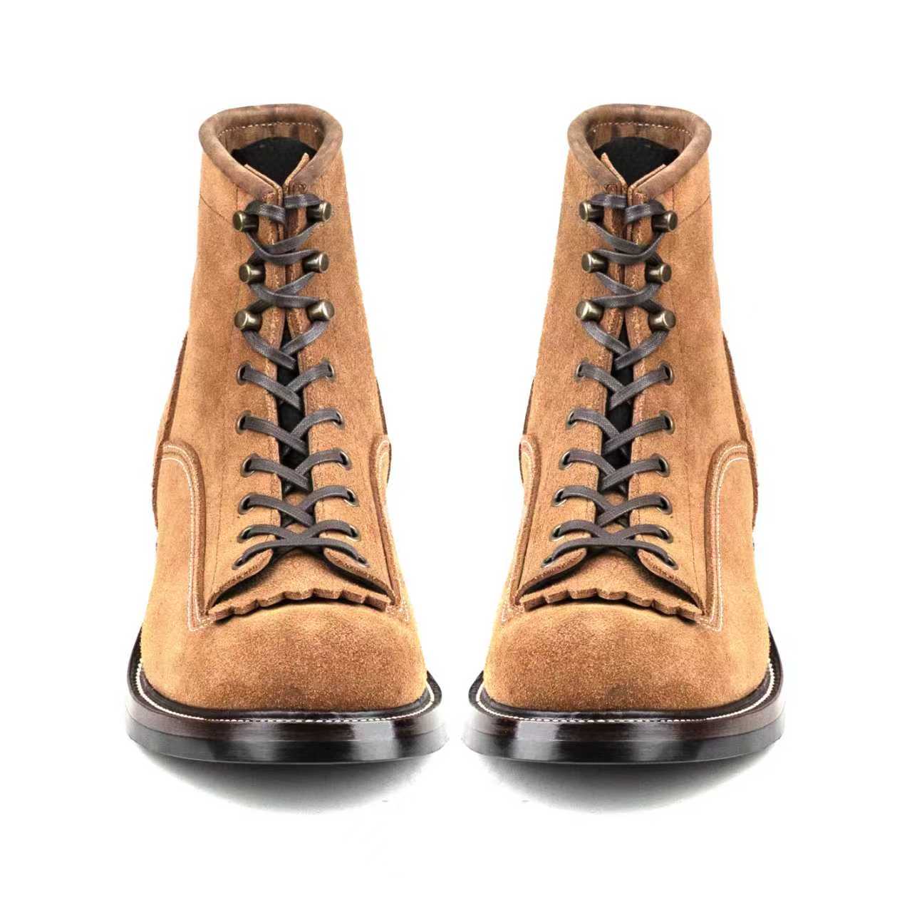 Monkey Boot M01 - luosjiet®boots MTO -  Tan Oiled Nubuck Reverse(German)