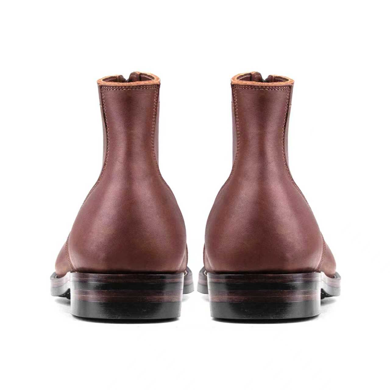CapToe Service Boot -luosjiet®boots - Brown Full Grain oiled Cowhide
