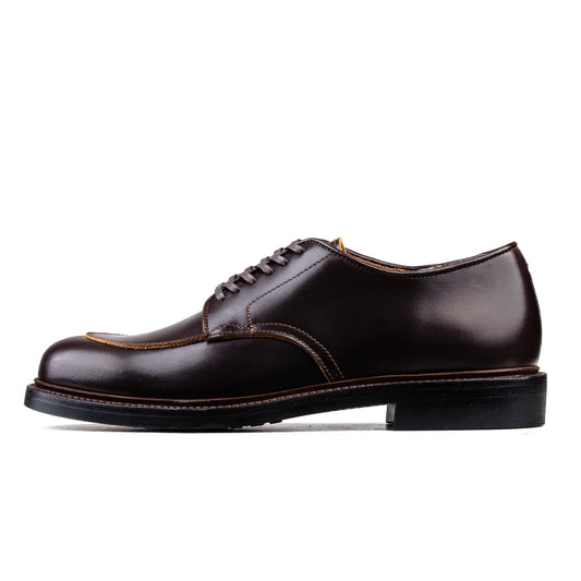Classic V-Tip Shoe - luosjiet®shoes -  Dark Brown Smooth TeaCore Cowhide