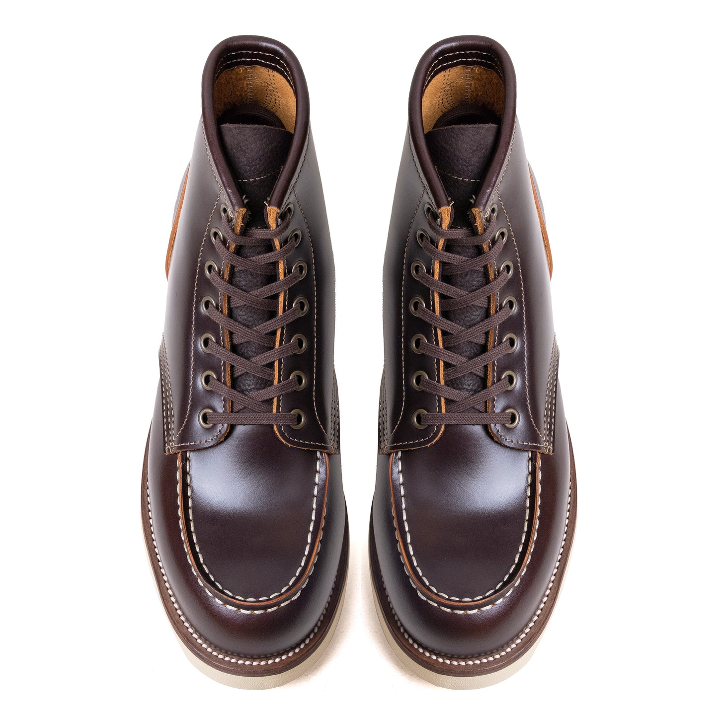City MocToe Boot -luosjiet®boots - Brown TeaCore OTA Cowhide