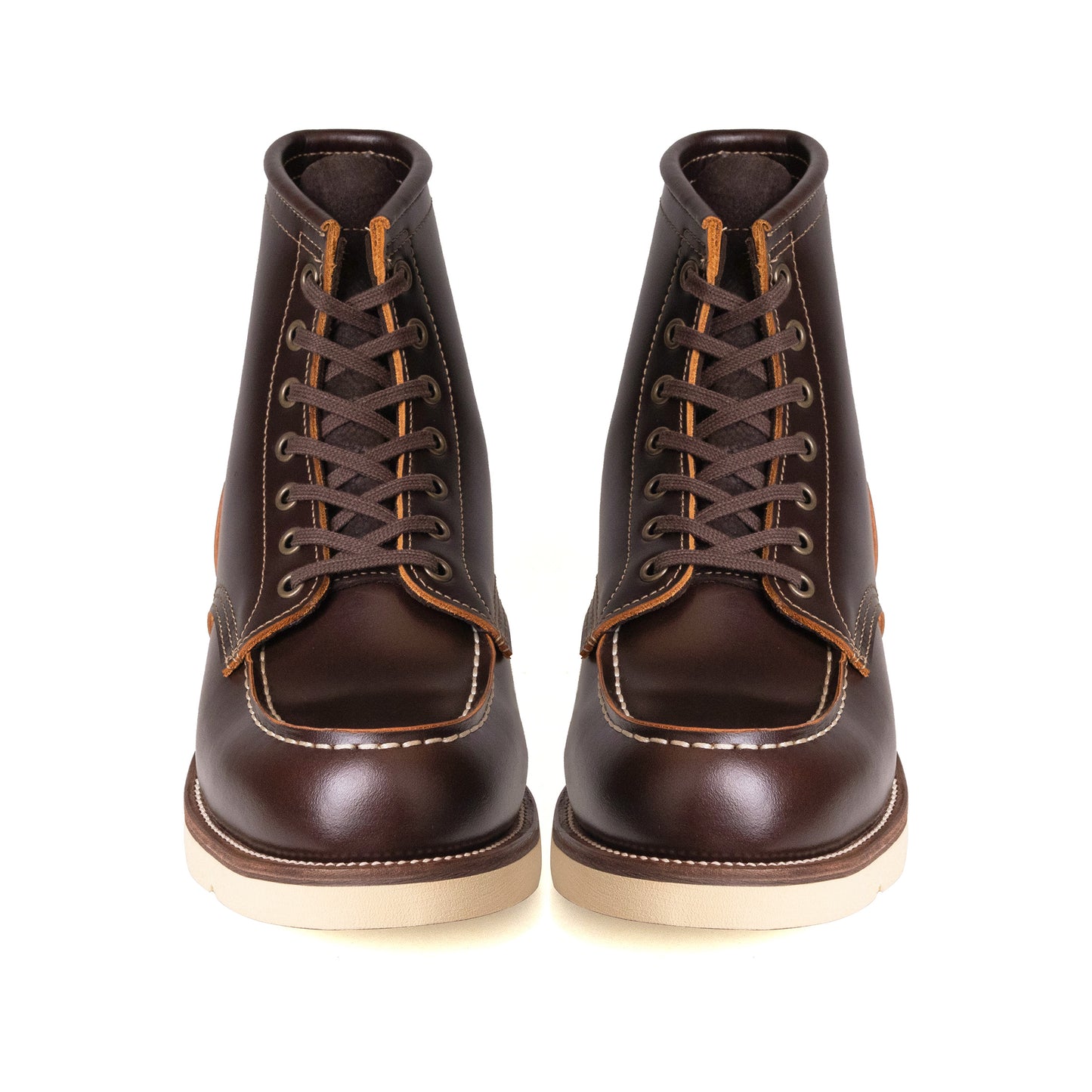 City MocToe Boot -luosjiet®boots - Brown TeaCore OTA Cowhide