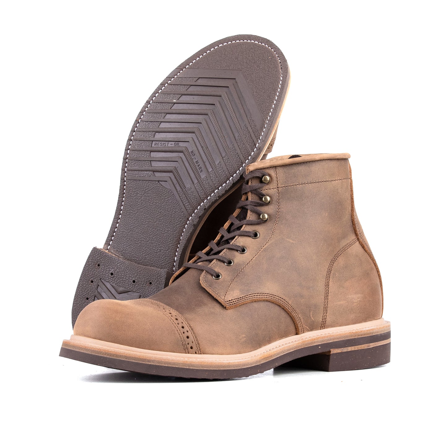 Fight Boot -luosjiet®boots - Tan oiled Nubuck(German）