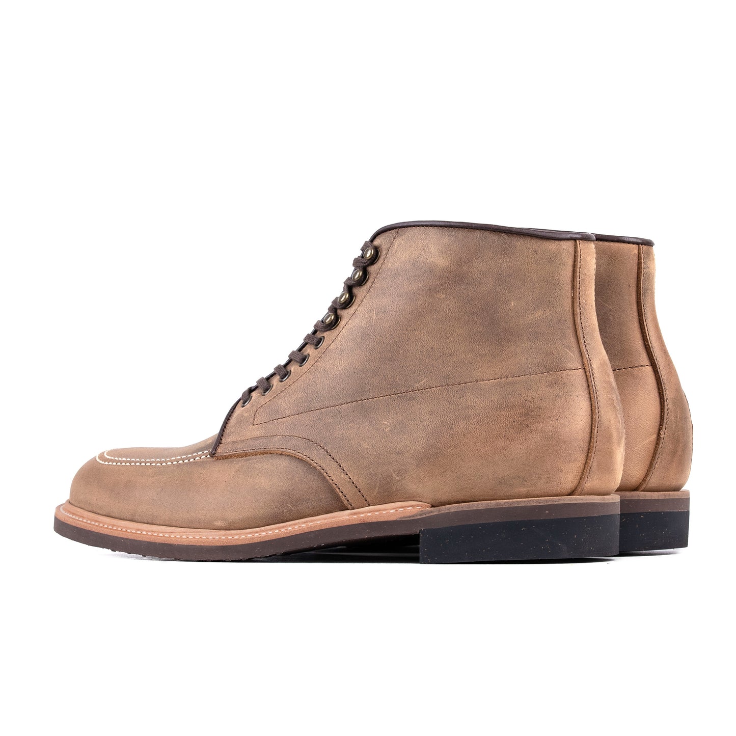 Indiana Jones MocToe Boot -luosjiet®boots - Tan oiled Nubuck(German）