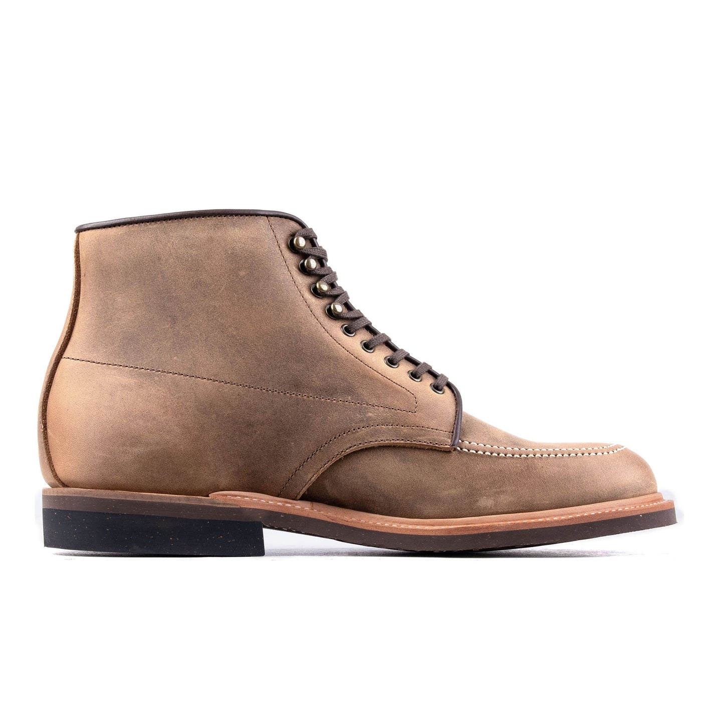 Indiana Jones MocToe Boot -luosjiet®boots - Tan oiled Nubuck(German）
