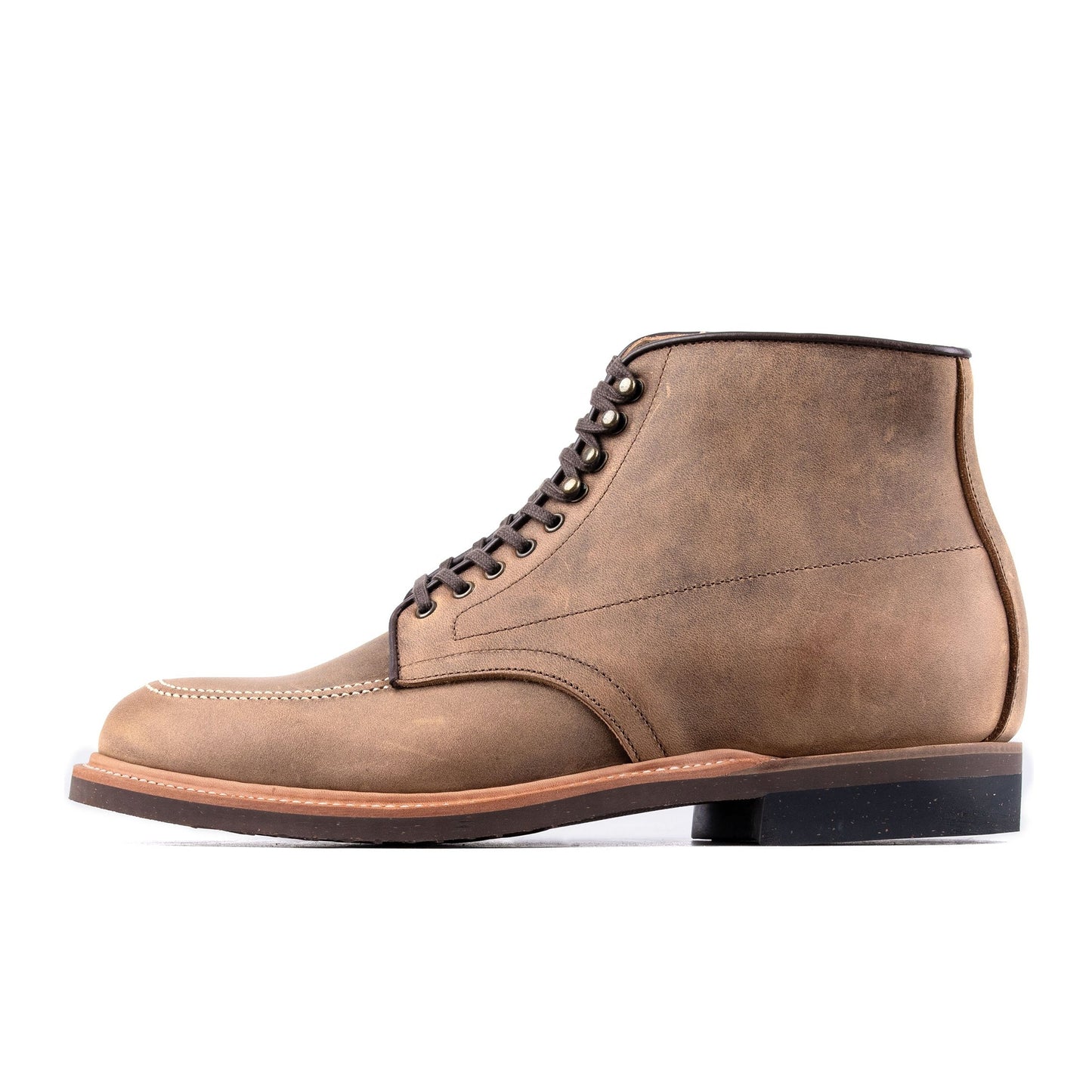 Indiana Jones MocToe Boot -luosjiet®boots - Tan oiled Nubuck(German）