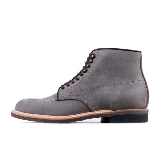 Indiana Jones MocToe Boot -luosjiet®boots - Grey oiled Nubuck(German）