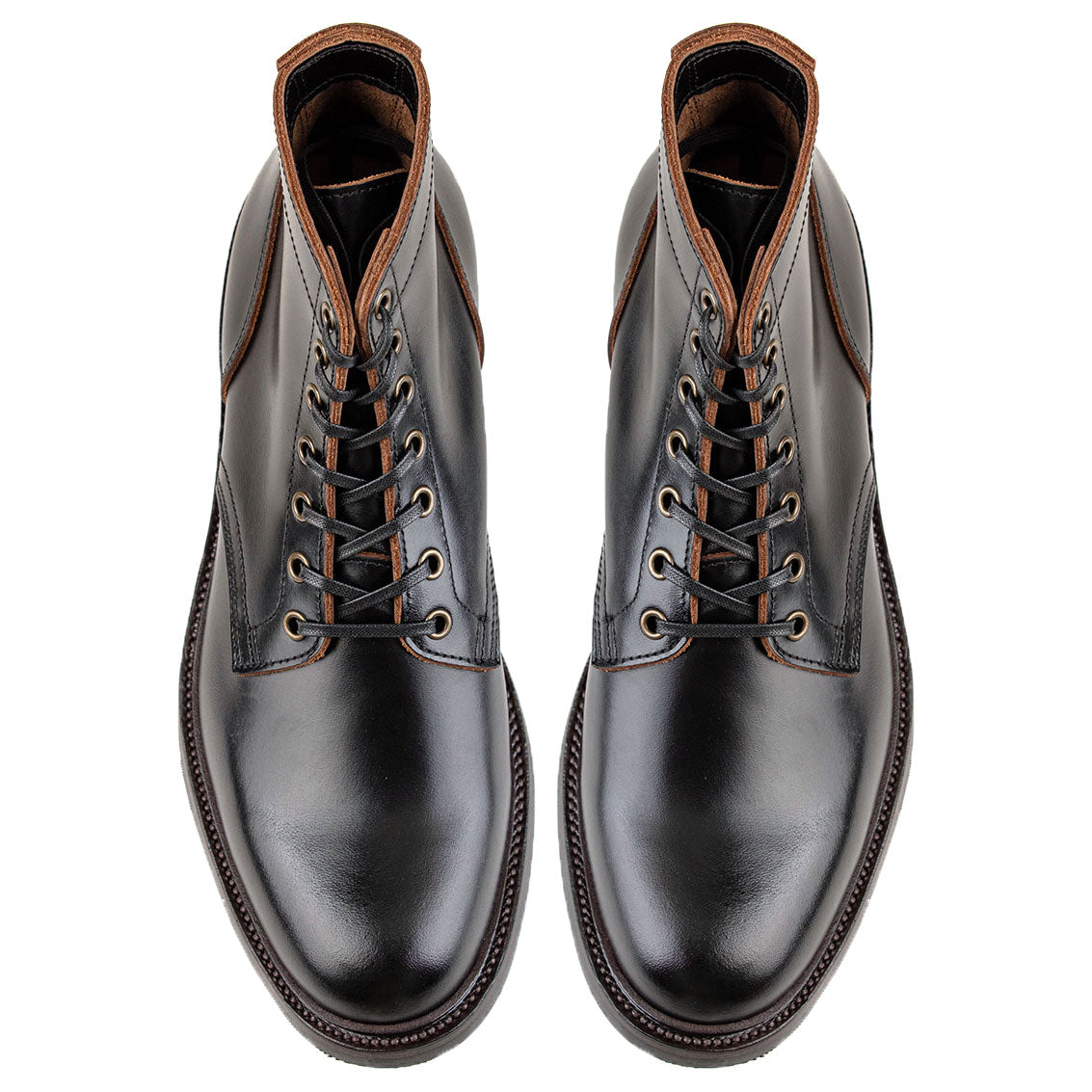 Plain Service Boot - luosjiet®boots -  Black TeaCore OTA Cowhide