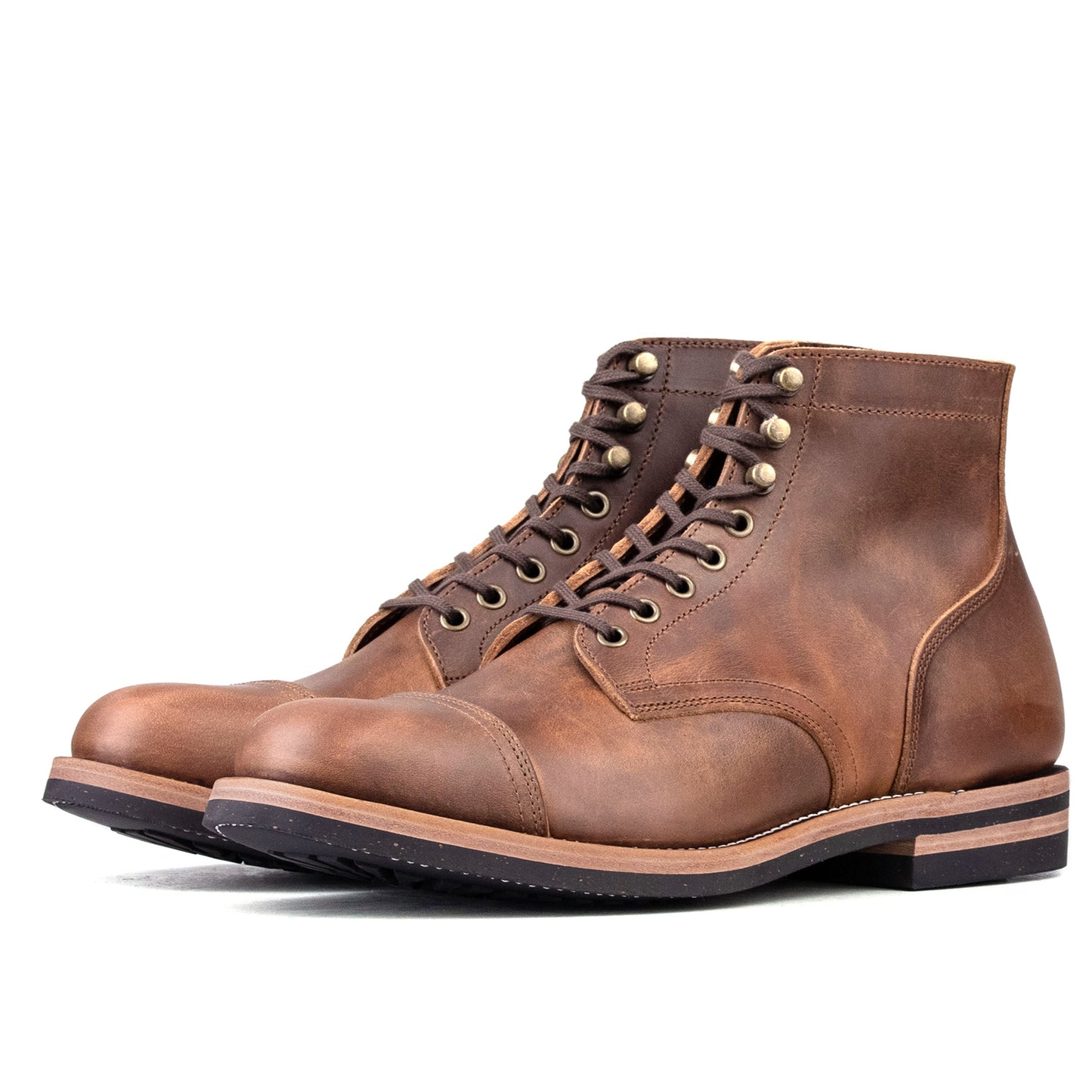 CapToe Service Boot -luosjiet®boots - Natural Oil-grained Cowhide