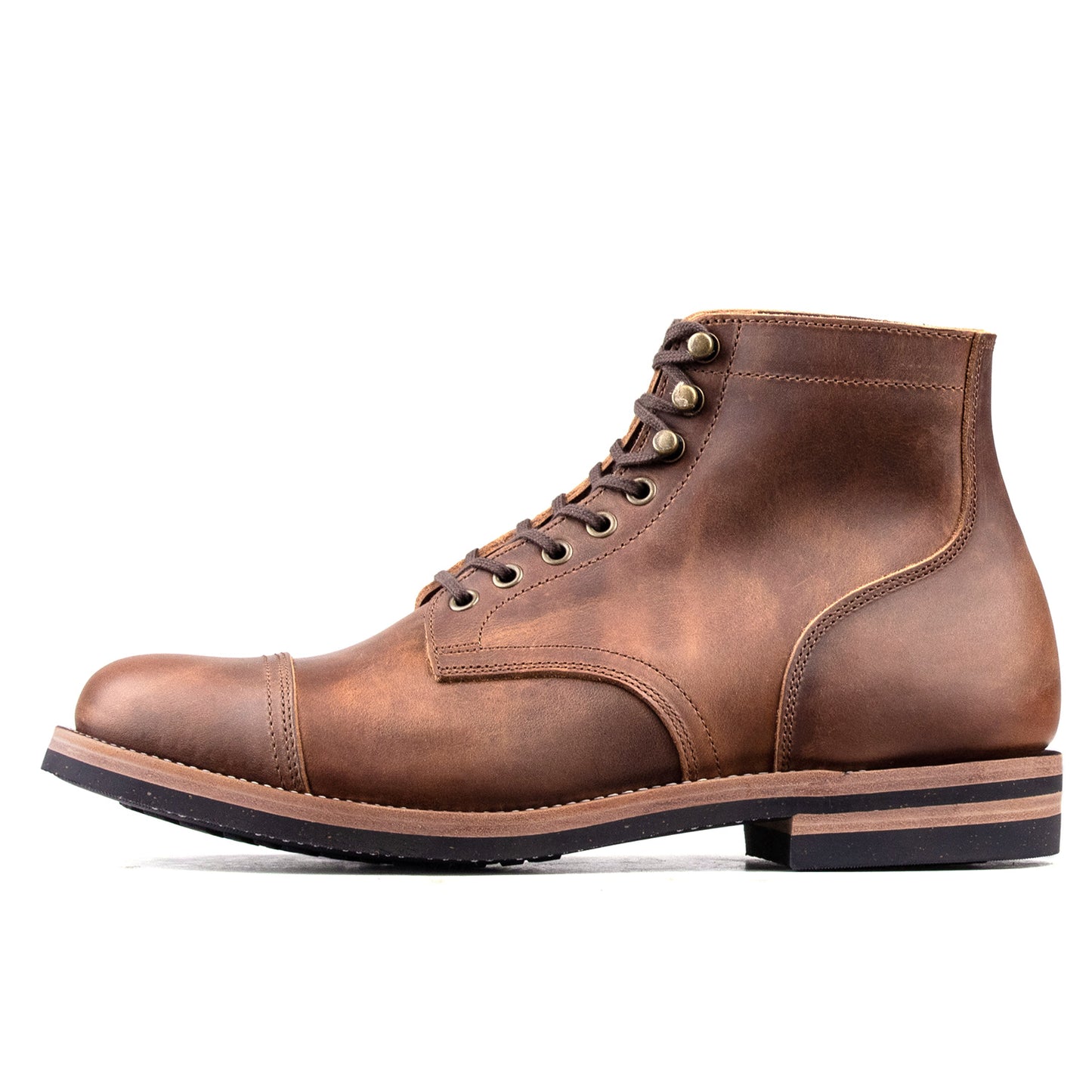 CapToe Service Boot -luosjiet®boots - Natural Oil-grained Cowhide