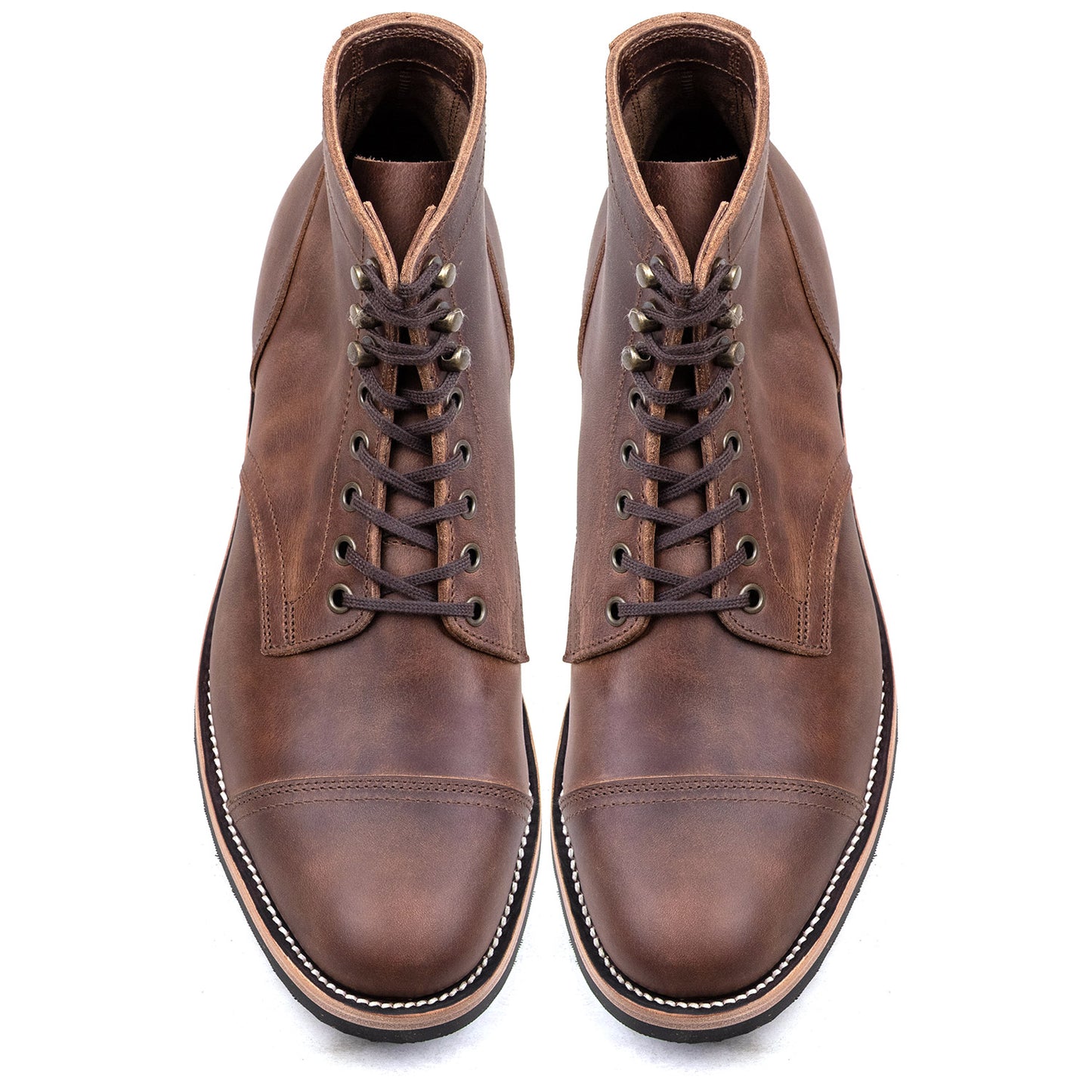 CapToe Service Boot -luosjiet®boots - Natural Oil-grained Cowhide
