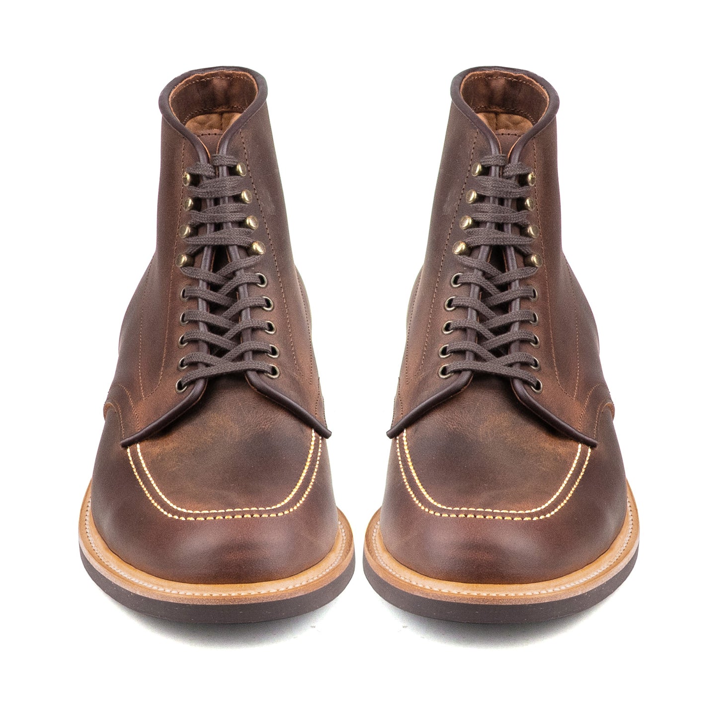 Indiana Moctoe Boot  - luosjiet®boots - Red Brown Crazy Horse Cowhide