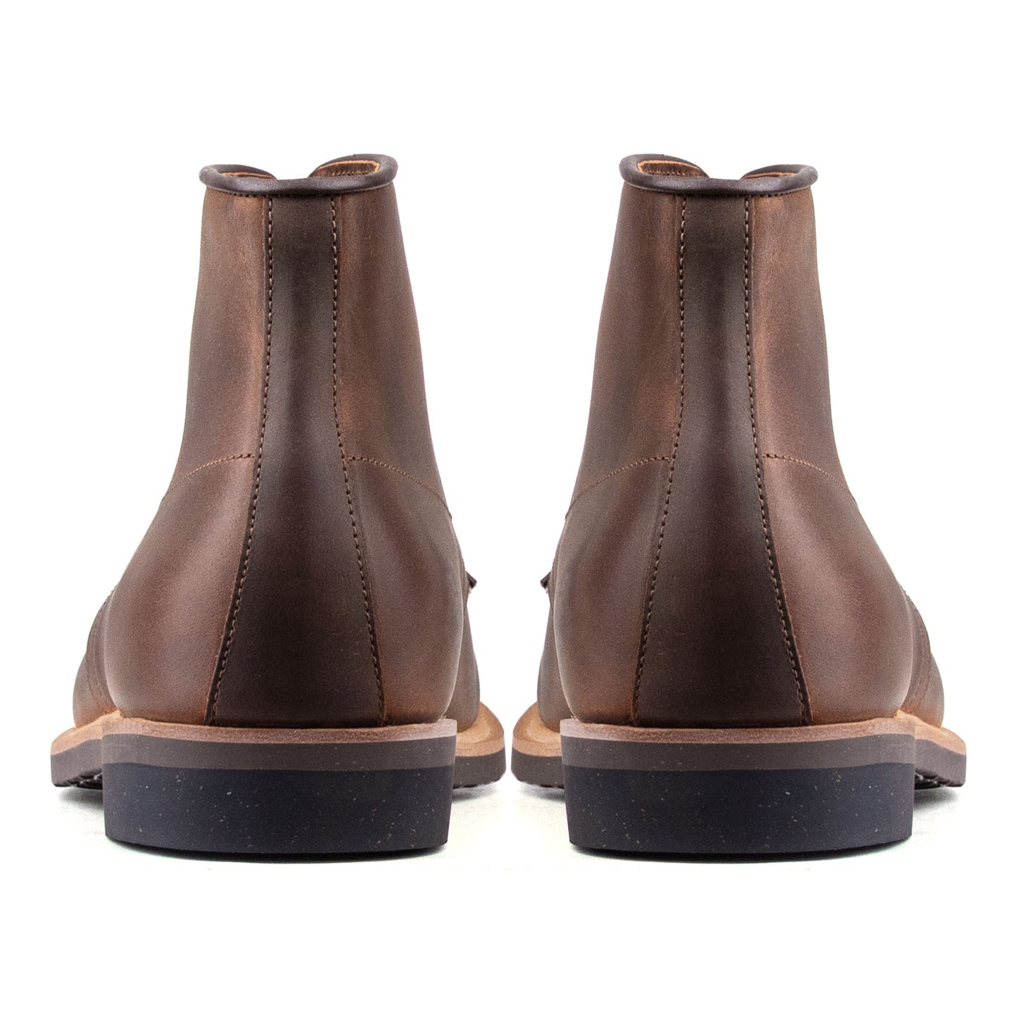 Indiana Moctoe Boot  - luosjiet®boots - Red Brown Crazy Horse Cowhide