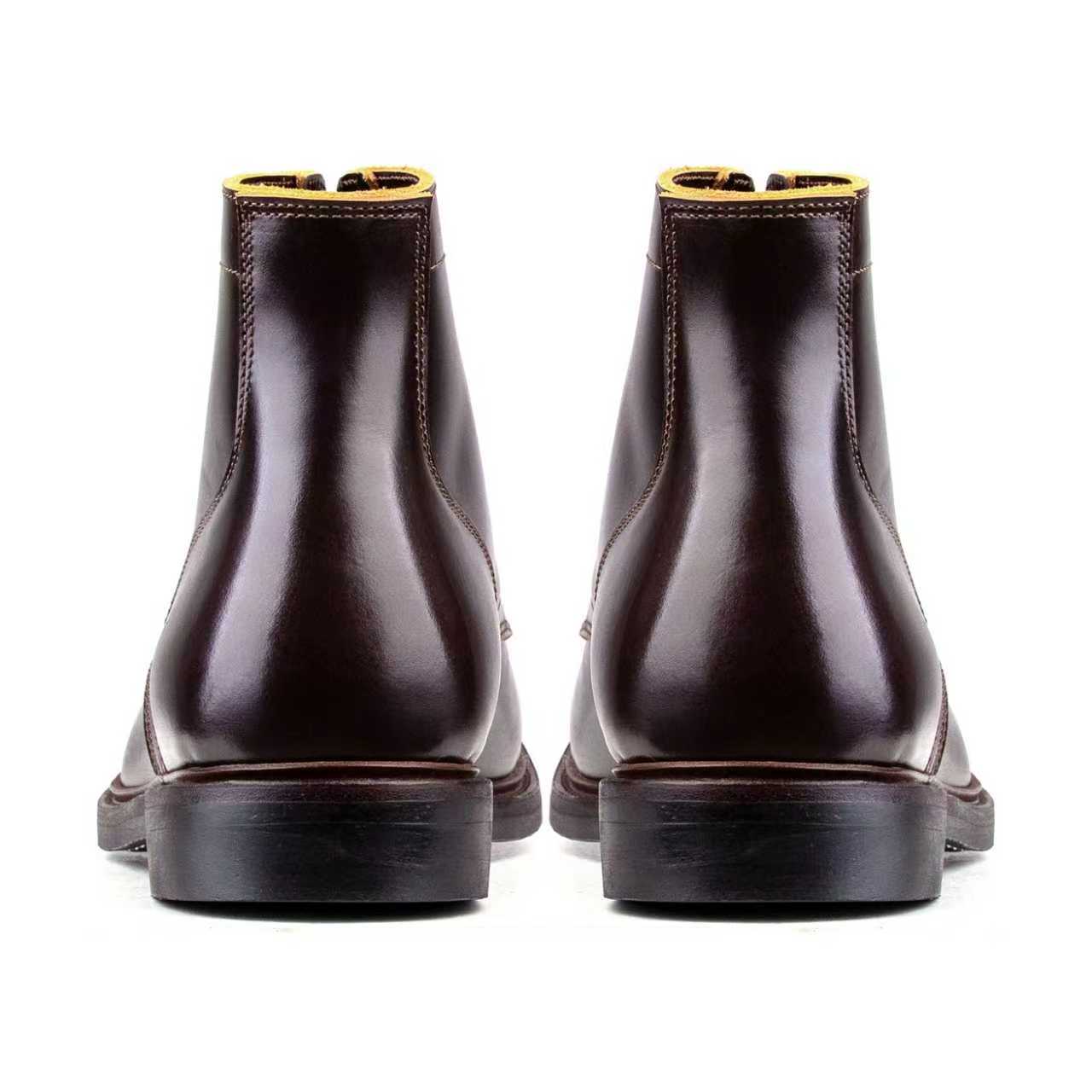 Plain Commander Boot - luosjiet®boots -  Dark Brown TeaCore Smooth Cowhide