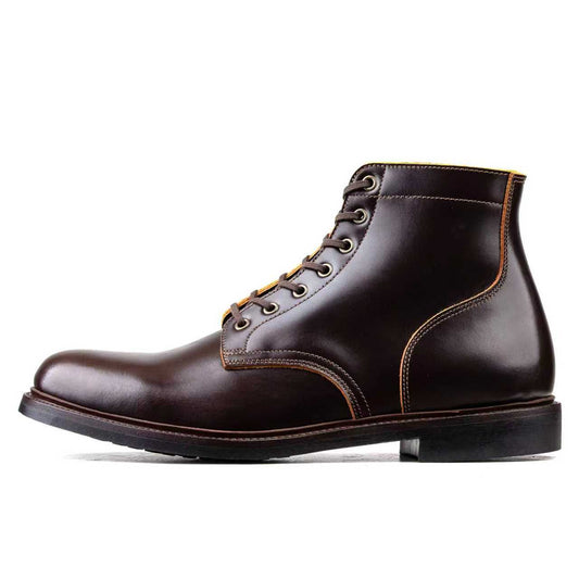 Plain Commander Boot - luosjiet®boots -  Dark Brown TeaCore Smooth Cowhide