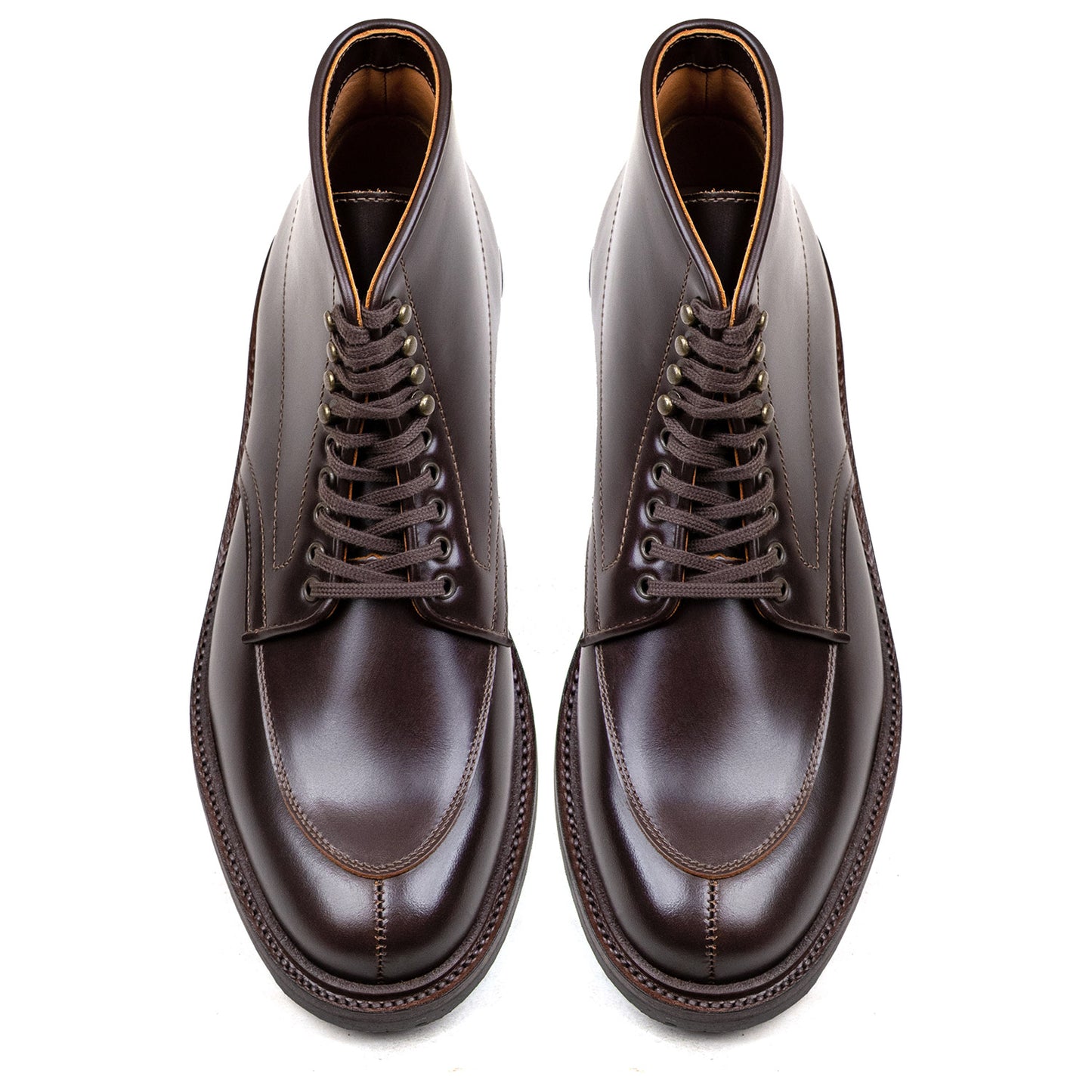 Classic V-Tip Boot -luosjiet®boots - Dark Brown TeaCore Smooth Cowhide