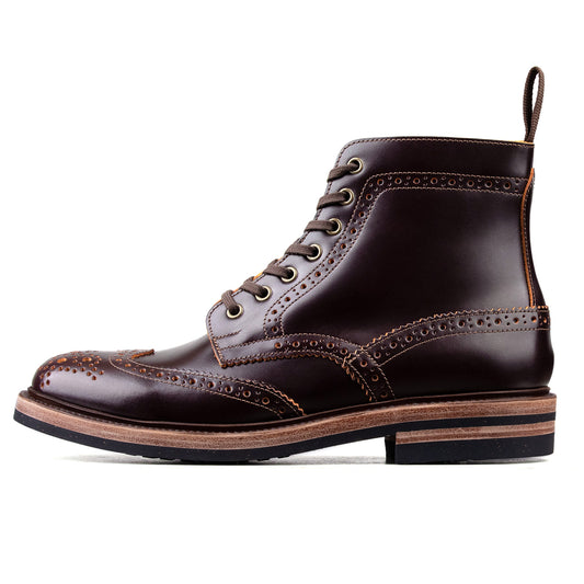 Rural Block Boot - luosjiet®boots -  Wine TeaCore Smooth Cowhide