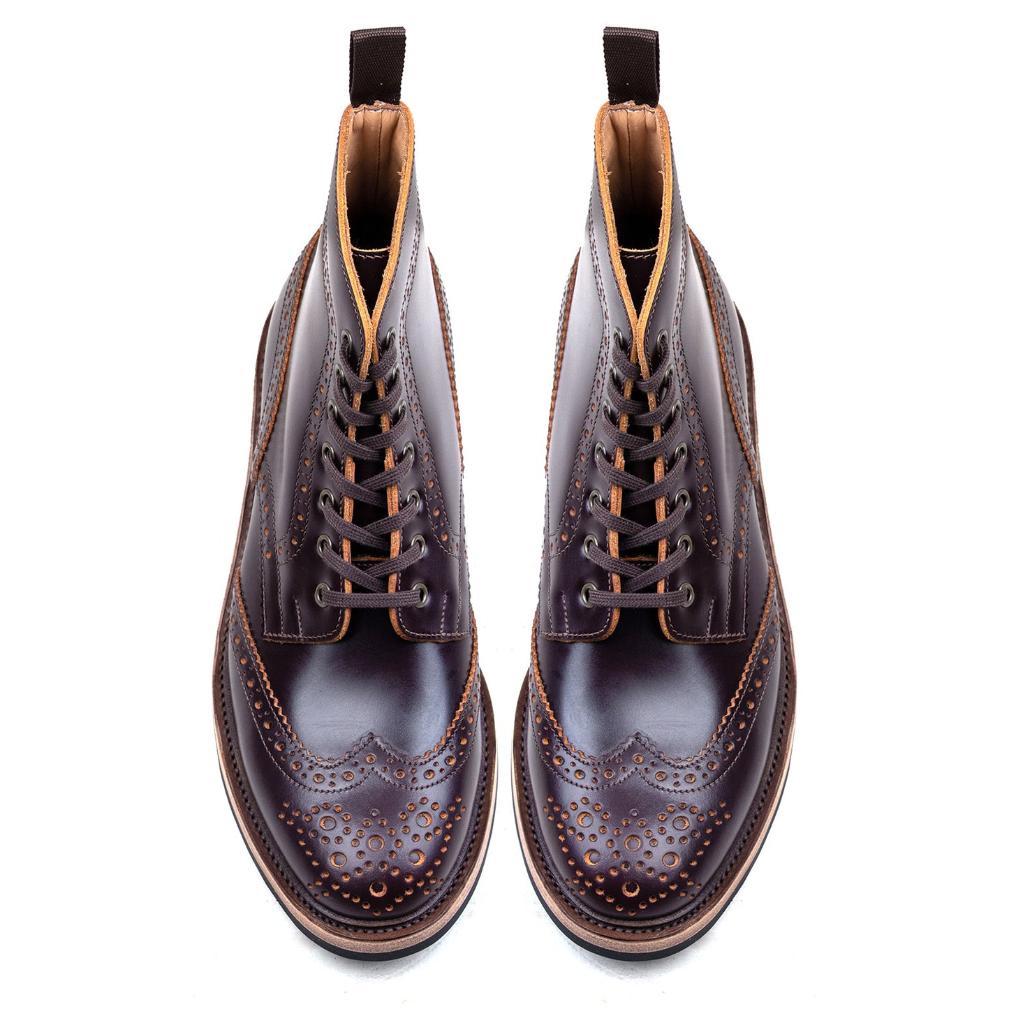 Rural Block Boot - luosjiet®boots -  Wine TeaCore Smooth Cowhide