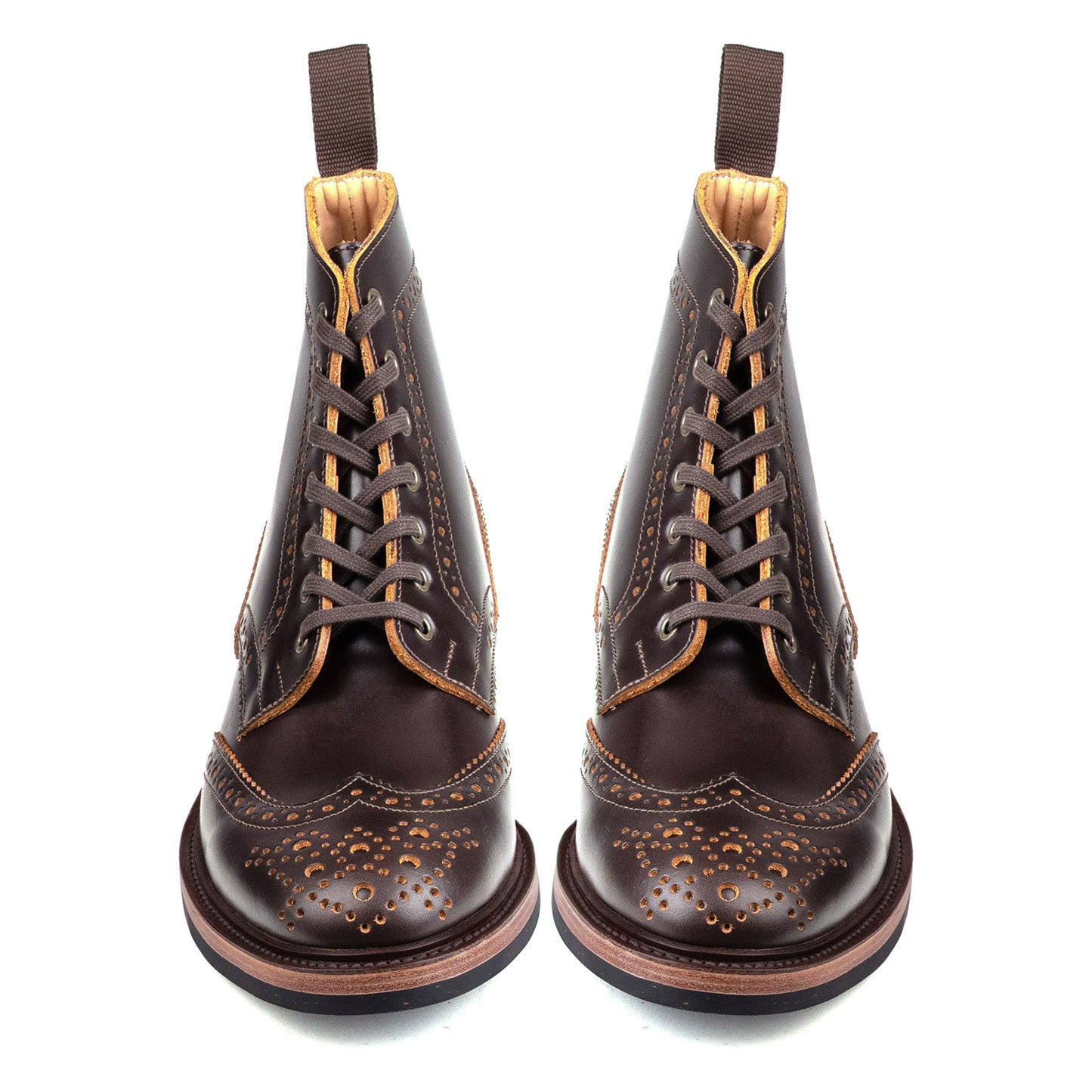 Rural Block Boot - luosjiet®boots -  Dark Brown TeaCore Smooth Cowhide