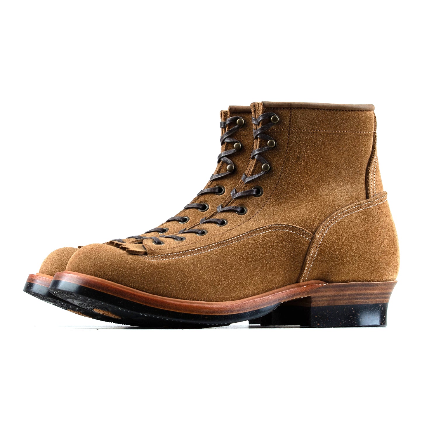 Monkey Boot M01 - luosjiet®boots MTO -  Tan Oiled Nubuck Reverse(German)