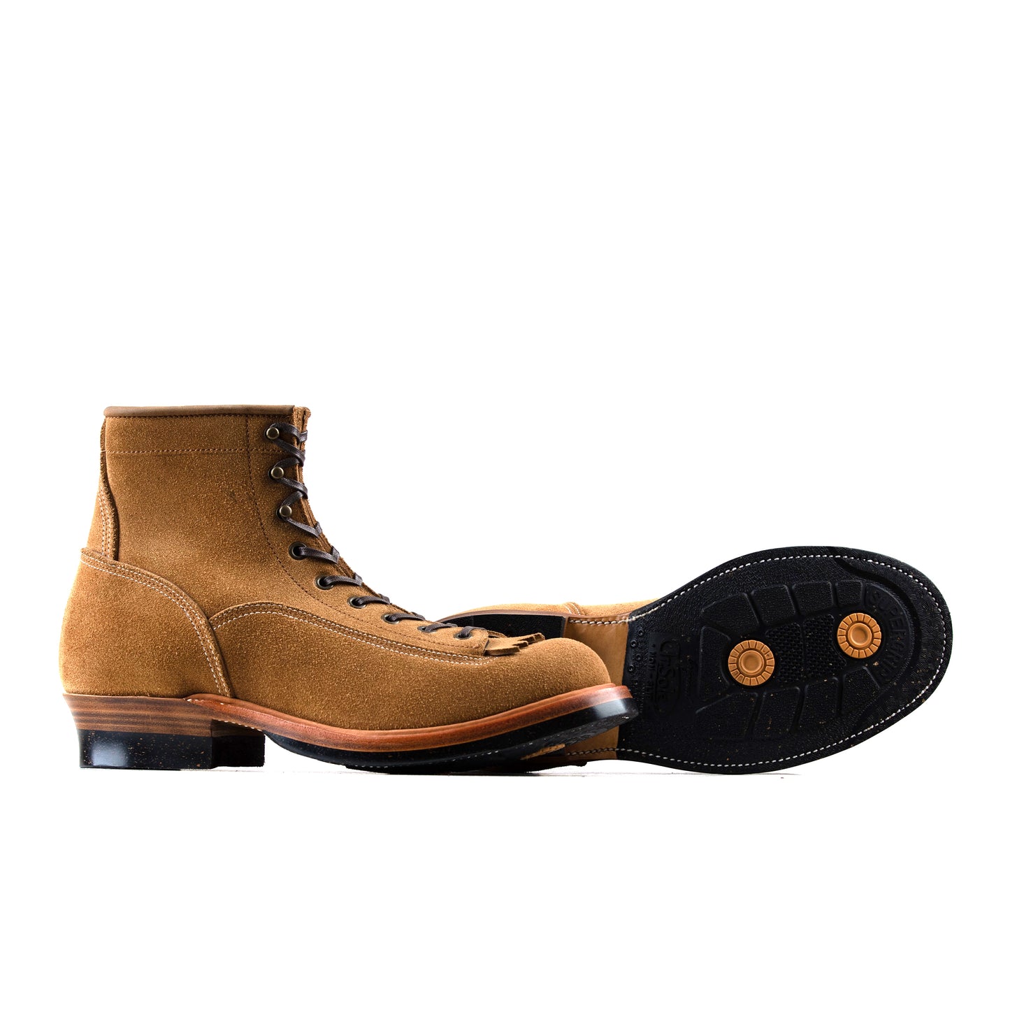 Monkey Boot M01 - luosjiet®boots MTO -  Tan Oiled Nubuck Reverse(German)