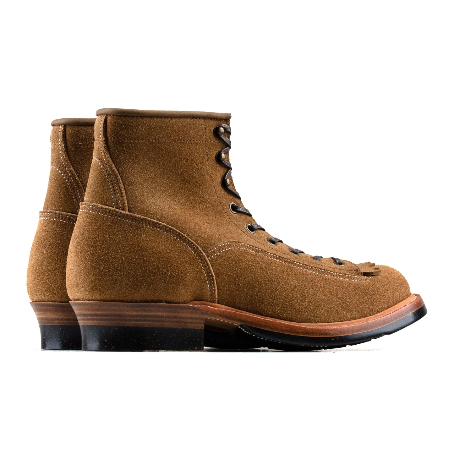 Monkey Boot M01 - luosjiet®boots MTO -  Tan Oiled Nubuck Reverse(German)