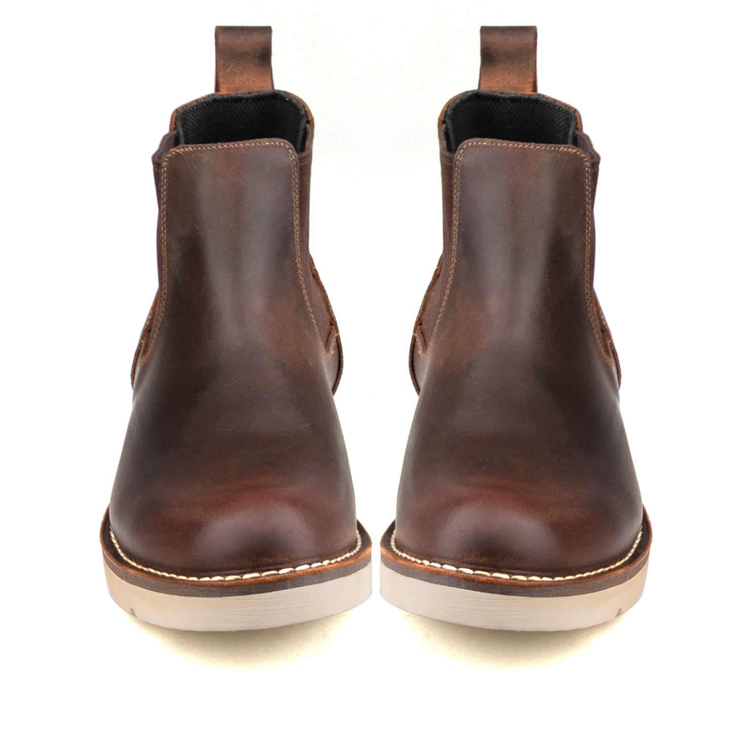 Akita Dog Chelsea Boot -luosjiet®boots - Crazy Horse Red Brown