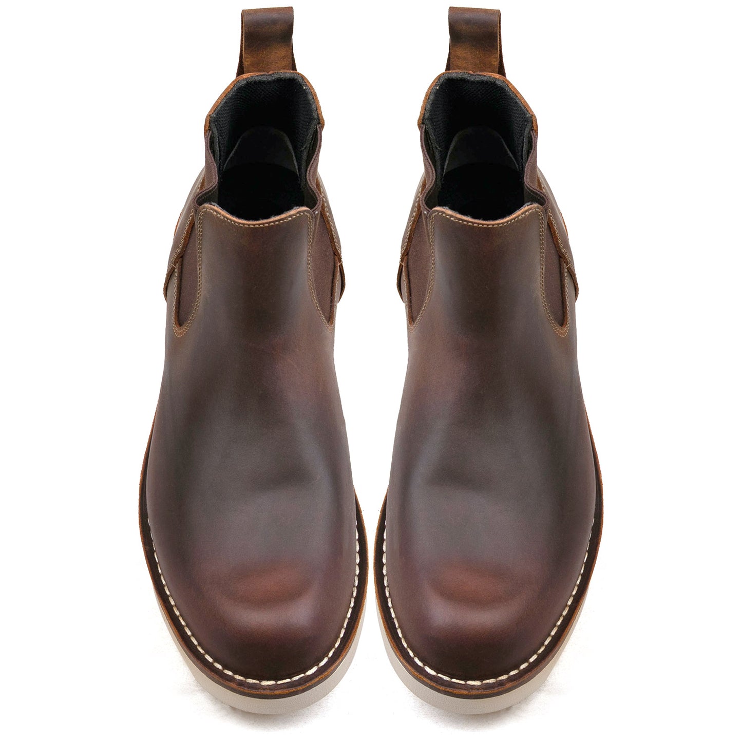 Akita Dog Chelsea Boot -luosjiet®boots - Crazy Horse Red Brown