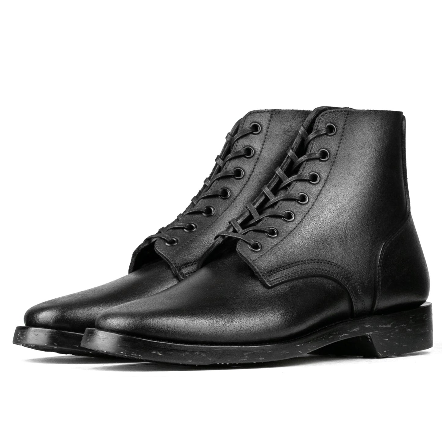 M1944 Boondoker Boot - luosjiet®boots MTO -  Black Hand-made waxing Nubuck Reverse