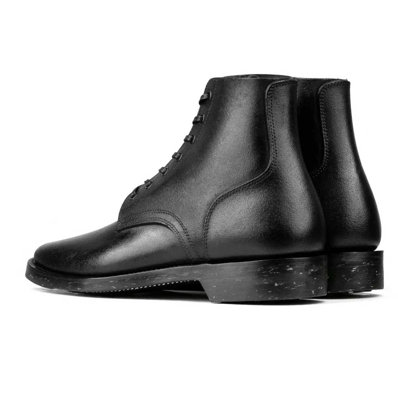 M1944 Boondoker Boot - luosjiet®boots MTO -  Black Hand-made waxing Nubuck Reverse