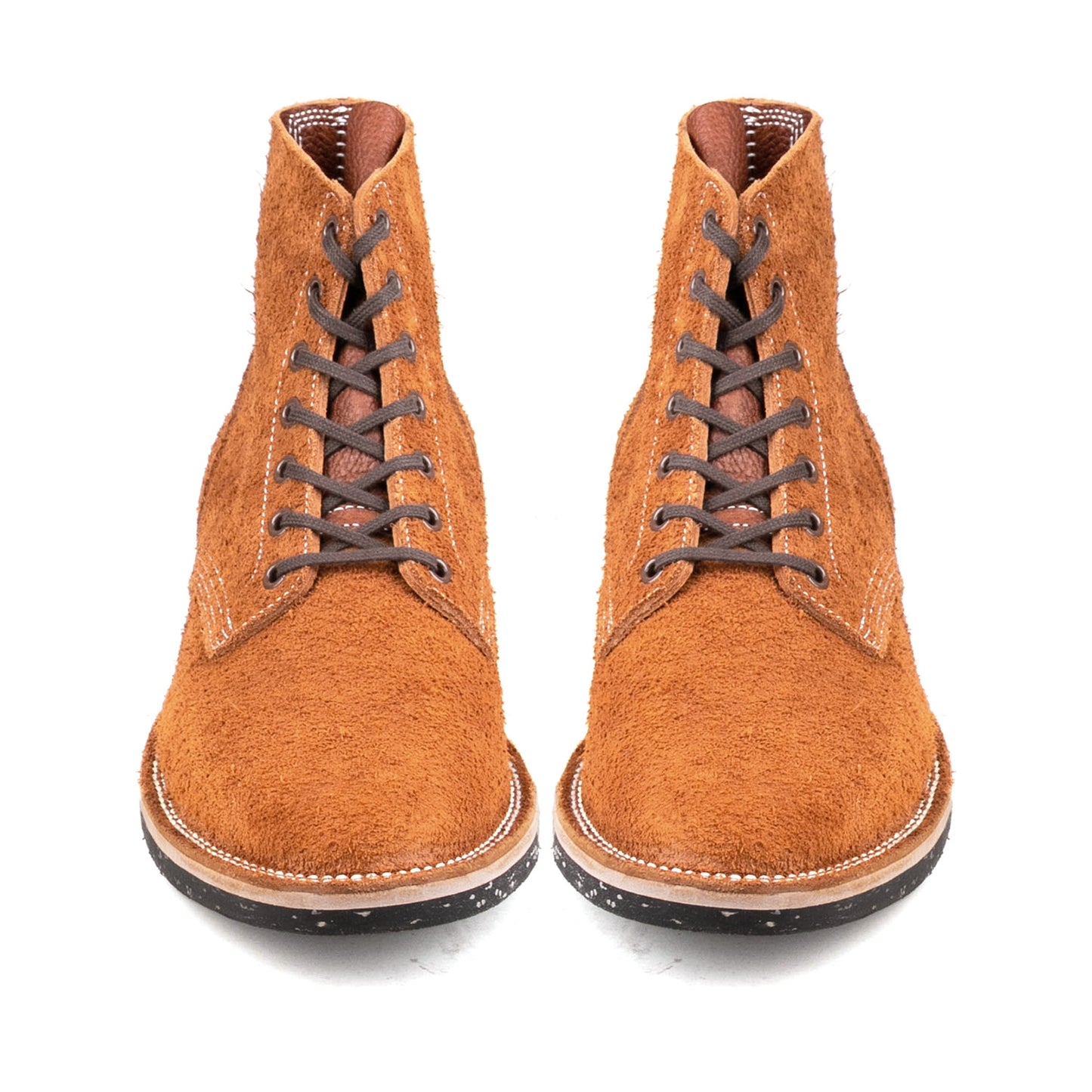 T.G.Escape Boondoker Boot - luosjiet®boots - Yellow Brown Oiled  Cowhide Reverse(Long hair)