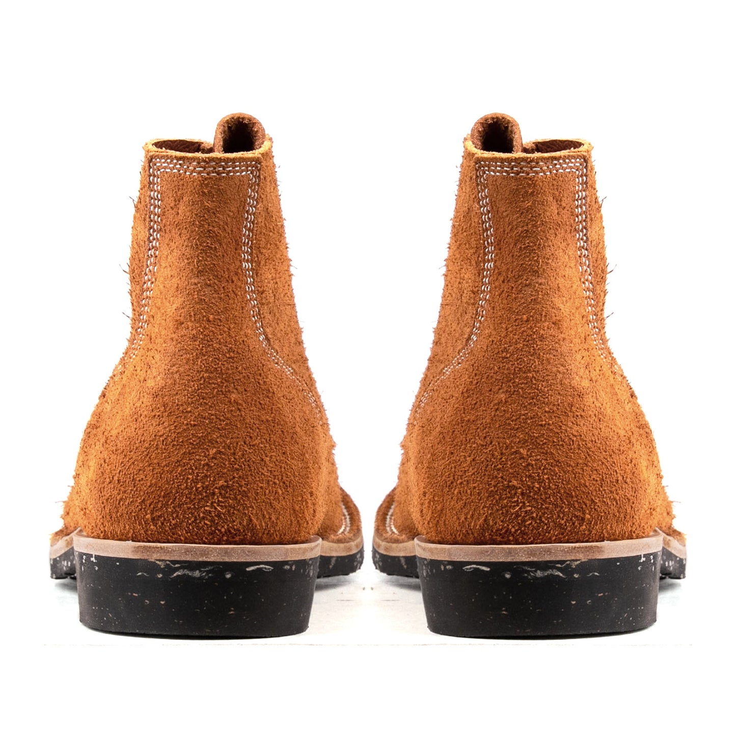 T.G.Escape Boondoker Boot - luosjiet®boots - Yellow Brown Oiled  Cowhide Reverse(Long hair)