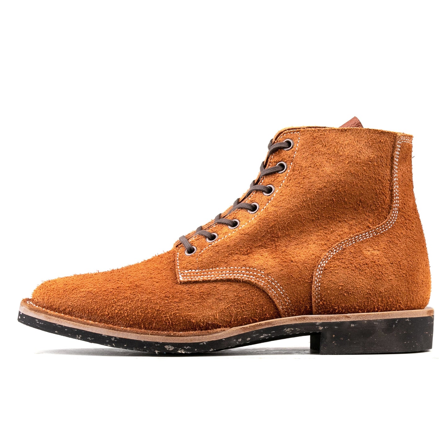 T.G.Escape Boondoker Boot - luosjiet®boots - Yellow Brown Oiled  Cowhide Reverse(Long hair)