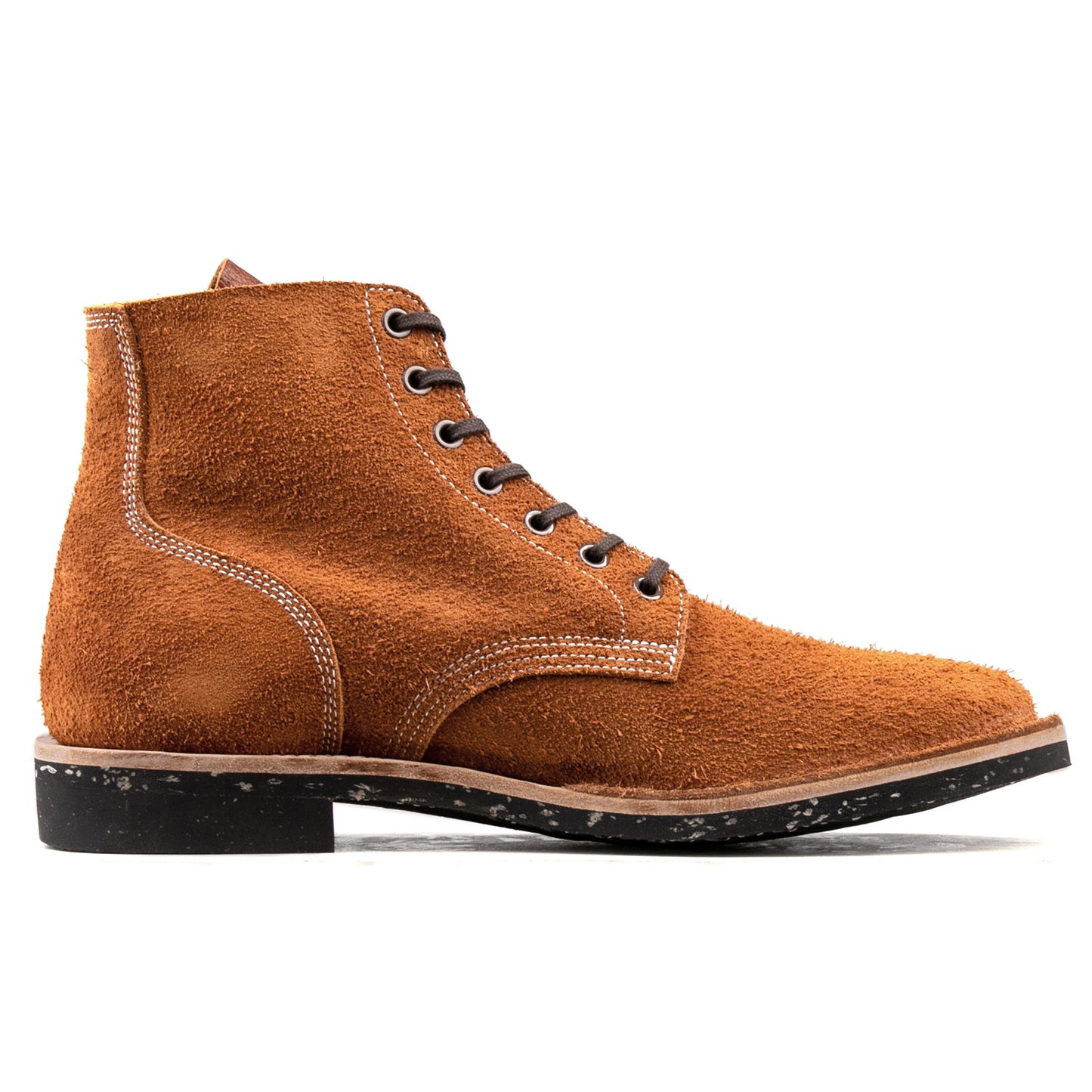T.G.Escape Boondoker Boot - luosjiet®boots - Yellow Brown Oiled  Cowhide Reverse(Long hair)