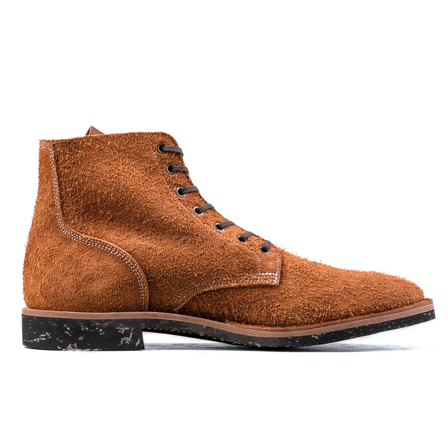 T.G.Escape Boondoker Boot - luosjiet®boots - Yellow Brown Oiled  Cowhide Reverse(Long hair)