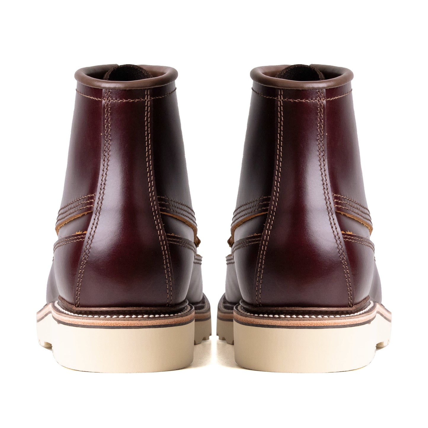 Rural MocToe Boot -luosjiet®boots - Dark Wine TeaCore OTA Cowhide